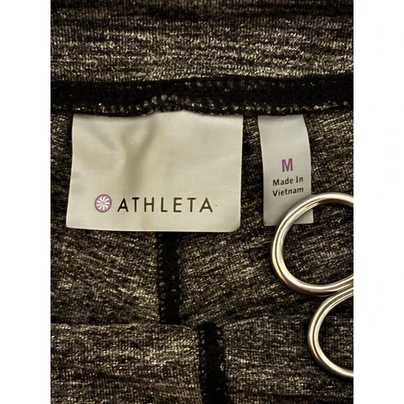 Athleta Women’s Metro Classic Bootcut Yoga Pants Size M Heather Grey Stretchy - Picture 4 of 8